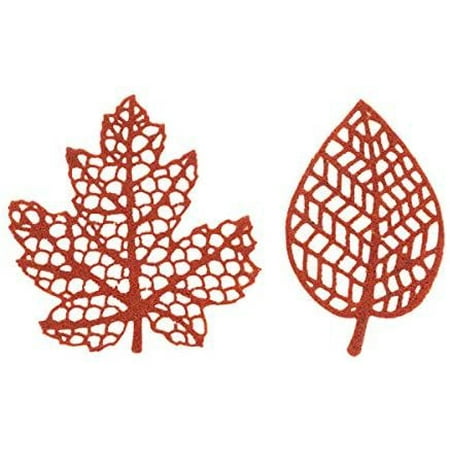 Silikomart Bosco Silicone Mold with 9 Maple-Leaf Imprints and 12 Oval-Leaf Imprints