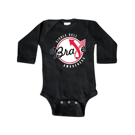 Inktastic Sickle Cell Awareness Brave with Red Arrow Ribbon Gift Baby Boy or Baby Girl Long Sleeve Bodysuit
Inktastic Sickle Cell Awareness Brave with Red Arrow Ribbon Gift Baby Boy or Baby Girl Long Sleeve Bodysuit