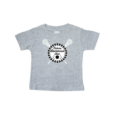 Inktastic Future Lacrosse Star childs Gift Baby Boy or Baby Girl T-Shirt 
Inktastic Future Lacrosse Star childs Gift Baby Boy or Baby Girl T-Shirt