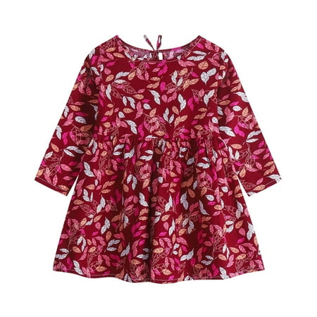 Binmer Toddler Baby Girl Clothing Long Sleeve One-Piece Floral Print Dress Autumn Kids Skirt
Binmer Toddler Baby Girl Clothing Long Sleeve One-Piece Floral Print Dress Autumn Kids Skirt