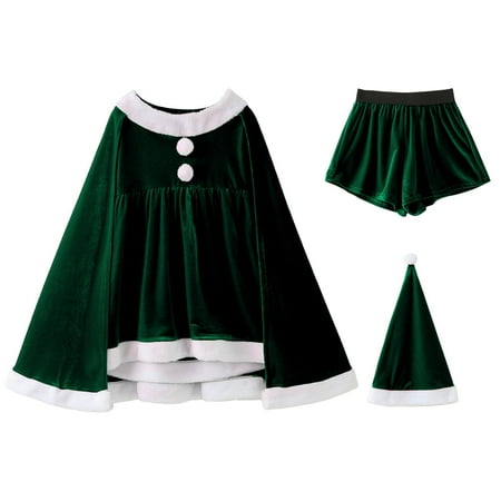 IEUIBX Toddler Jackets for Girls Kids Girls Long Sleeve Christmas Santa Winter Warm Outwear Vest Jacket Coat Hat 2pcs Party Dress Green 3-4 Years
IEUIBX Toddler Jackets for Girls Kids Girls Long Sleeve Christmas Santa Winter Warm Outwear Vest Jacket Coat Hat 2pcs Party Dress Green 3-4 Years
