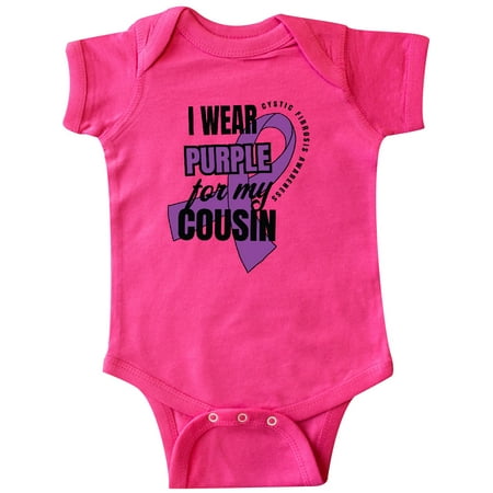 Inktastic I Wear Purple For My Cousin Cystic Fibrosis Awareness Gift Baby Boy or Baby Girl Bodysuit 
Inktastic I Wear Purple For My Cousin Cystic Fibrosis Awareness Gift Baby Boy or Baby Girl Bodysuit