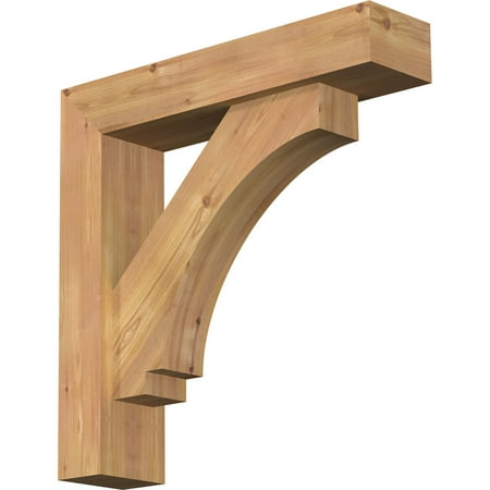 5 1/2 W x 24 D x 24 H Imperial Block Smooth Bracket w/ Offset Brace Western Red Cedar
5 1/2 W x 24 D x 24 H Imperial Block Smooth Bracket w/ Offset Brace Western Red Cedar