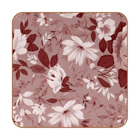 OWNTA Flower Roses Pattern Premium 6-Piece Square Coaster Set in Microfiber Leather - Non-Slip & Absorbent Cup Mats
OWNTA Flower Roses Pattern Premium 6-Piece Square Coaster Set in Microfiber Leather - Non-Slip & Absorbent Cup Mats