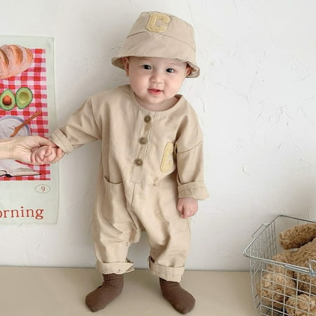 Hunpta Baby Newborn Infant Girls Boys Print Cotton Autumn Long Sleeve Romper Jumpsuit Hat Clothes
Hunpta Baby Newborn Infant Girls Boys Print Cotton Autumn Long Sleeve Romper Jumpsuit Hat Clothes