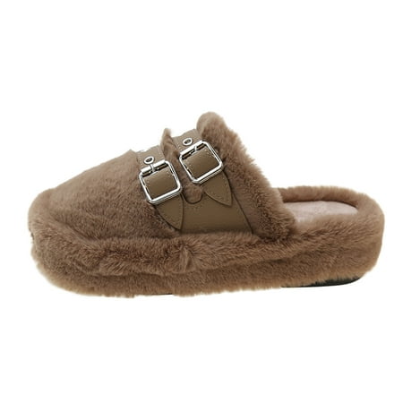 Women‘s Closed Toe Fuzzy Slippers Round Toe Slip-on Solid Color Fluffy Flat Slides Women‘s Indoor & Outdoor Shoes
Women‘s Closed Toe Fuzzy Slippers Round Toe Slip-on Solid Color Fluffy Flat Slides Women‘s Indoor & Outdoor Shoes