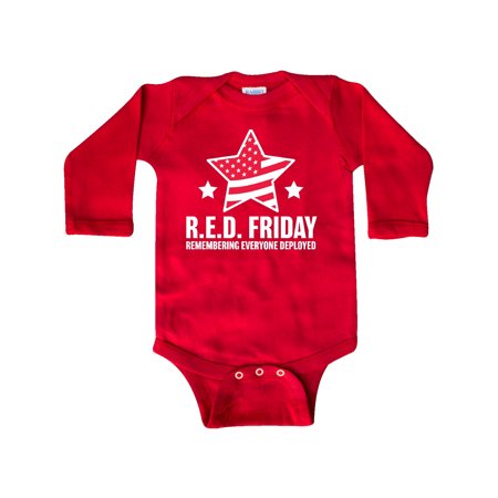 Inktastic Red Friday Remembering Everyone Deployed with Red American Flag Gift Baby Boy or Baby Girl Long Sleeve Bodysuit
Inktastic Red Friday Remembering Everyone Deployed with Red American Flag Gift Baby Boy or Baby Girl Long Sleeve Bodysuit