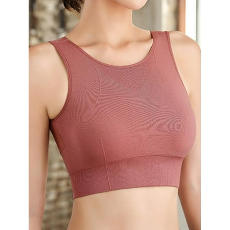 Women Shockproof Padded Athletic Running Bra Breathable Mesh Sports Bras Solid Seamless Fitness Yoga Sport Tops Vest W/4 Colors
Women Shockproof Padded Athletic Running Bra Breathable Mesh Sports Bras Solid Seamless Fitness Yoga Sport Tops Vest W/4 Colors