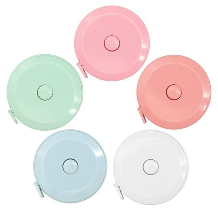 Tape Measure 5 Pack Measuring Tape for Body Measurements Weight Loss Retractable Sewing Fabric Cloth Tailor Waist Soft Small Pink Tape Measure Body Measuring Tape 150cm/60inch
Tape Measure 5 Pack Measuring Tape for Body Measurements Weight Loss Retractable Sewing Fabric Cloth Tailor Waist Soft Small Pink Tape Measure Body Measuring Tape 150cm/60inch