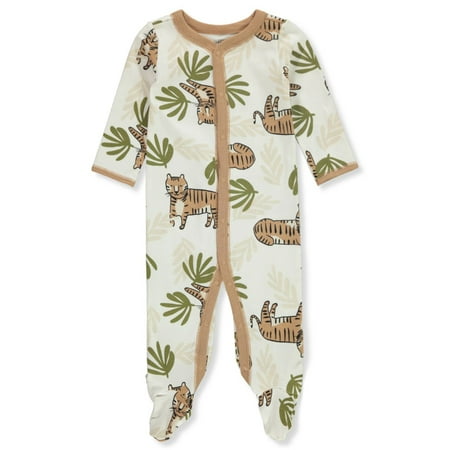 Carter s Baby Boys Tiger Footed Coveralls - brown multi newborn