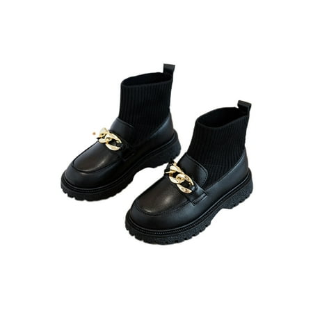 Daeful Kids Non-Slip Knit Ankle Boots Hiking Leather Booties Walking Casual Elastic Black 3Y
Daeful Kids Non-Slip Knit Ankle Boots Hiking Leather Booties Walking Casual Elastic Black 3Y