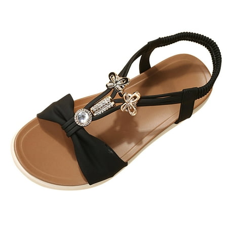 nsendm Dressy Sandals for Women Low Heel Fashion Solid Color Metal Butterfly Beaded Open Women Thong Sandals Size 8 Black 8.5
nsendm Dressy Sandals for Women Low Heel Fashion Solid Color Metal Butterfly Beaded Open Women Thong Sandals Size 8 Black 8.5