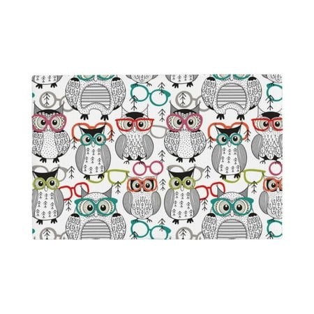 Placemats Set Of 4 / 6 Owl With Glasses Placemats For Dining Table Indoor/Outdoors Heat Resistant Washable Placemats 18 X 12
Placemats Set Of 4 / 6 Owl With Glasses Placemats For Dining Table Indoor/Outdoors Heat Resistant Washable Placemats 18 X 12