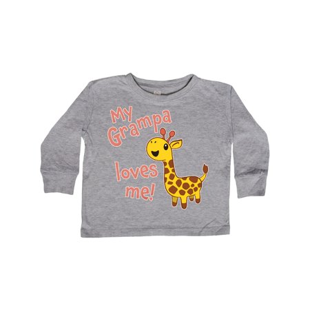 Inktastic My Grampa Loves me- cute giraffe Gift Toddler Boy or Toddler Girl Long Sleeve T-Shirt
Inktastic My Grampa Loves me- cute giraffe Gift Toddler Boy or Toddler Girl Long Sleeve T-Shirt