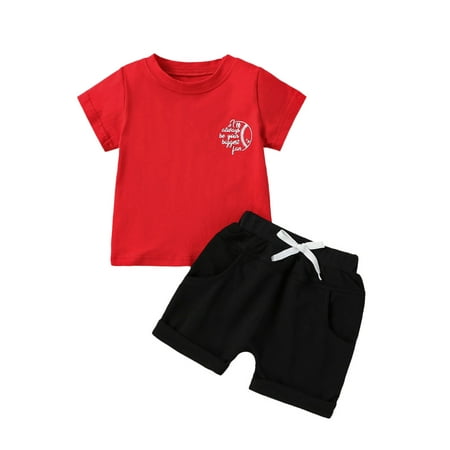 ELF 0-3Y Baby Boys Shorts Set Short Sleeve Letters Baseball Print T-shirt with Elastic Waist Shorts Summer Outfit
ELF 0-3Y Baby Boys Shorts Set Short Sleeve Letters Baseball Print T-shirt with Elastic Waist Shorts Summer Outfit