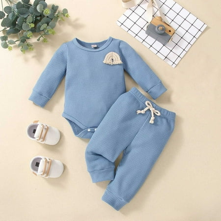 Hunpta Newborn Infant Girls Boys Long Sleeve Ribbed Romper Bodysuits Solid Prints Pants Outfits
Hunpta Newborn Infant Girls Boys Long Sleeve Ribbed Romper Bodysuits Solid Prints Pants Outfits