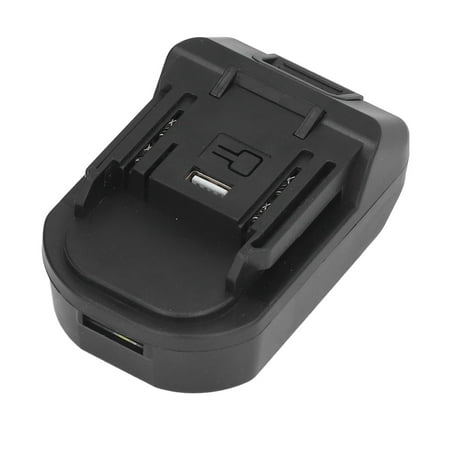 Battery Adapter ABS Short Circuit Protection with USB LED Light Battery Converter for 18V to 21V Battery
Battery Adapter ABS Short Circuit Protection with USB LED Light Battery Converter for 18V to 21V Battery