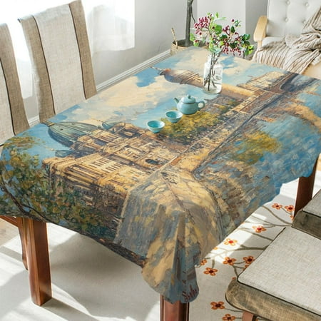 BZSMCE Square Tablecloth The Tower and Bridge Art Painting Pattern Tableclothes
BZSMCE Square Tablecloth The Tower and Bridge Art Painting Pattern Tableclothes