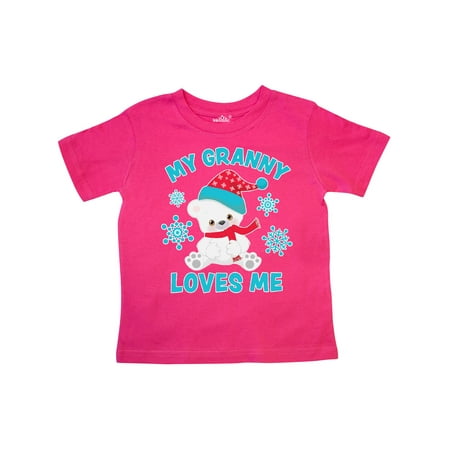 Inktastic Polar Bear My Granny Loves Me in Santa Hat with Snowflakes Gift Toddler Boy or Toddler Girl T-Shirt
Inktastic Polar Bear My Granny Loves Me in Santa Hat with Snowflakes Gift Toddler Boy or Toddler Girl T-Shirt