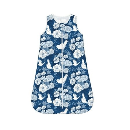 Fotbe Rose Flowers Pattern Sleep Sack - Baby Wearable Blanket with Zipper Extra Soft Cotton Sleeveless Sleeping Bag for Infants-Small
Fotbe Rose Flowers Pattern Sleep Sack - Baby Wearable Blanket with Zipper Extra Soft Cotton Sleeveless Sleeping Bag for Infants-Small