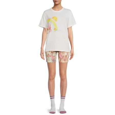 Care Bears Juniors and Juniors Plus Rainbow Hug Short Sleeve T-Shirt Lounge Shorts and Socks Set 3-Piece
Care Bears Juniors and Juniors Plus Rainbow Hug Short Sleeve T-Shirt Lounge Shorts and Socks Set 3-Piece