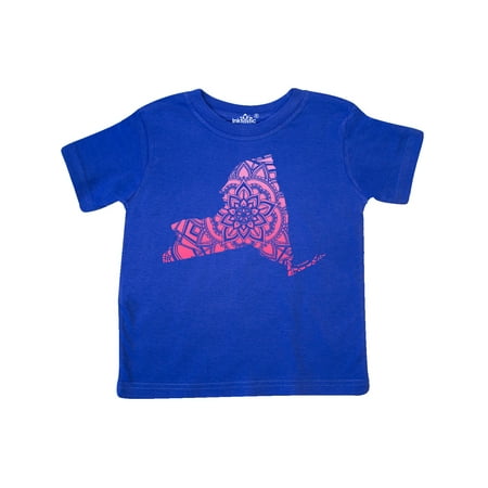 Inktastic New York Silhouette Mandala Gift Toddler Boy or Toddler Girl T-Shirt