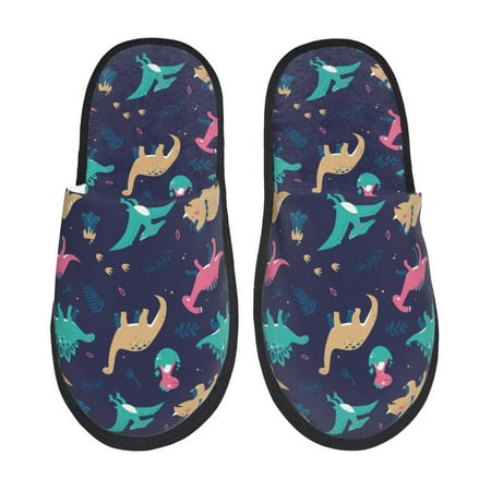 Noikeo Cartoon Dinosaur Pattern Cozy Slippers Indoor for Women and Mens Fuzzy House Shoes Soft Plush Warm Slip-on Slippers-Medium
Noikeo Cartoon Dinosaur Pattern Cozy Slippers Indoor for Women and Mens Fuzzy House Shoes Soft Plush Warm Slip-on Slippers-Medium
