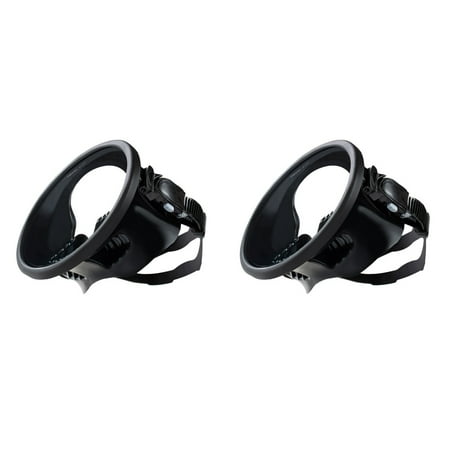 Silicone Waterproof Anti- Fog Panoramic Wide View Dive Glasses for Diving 2pcs