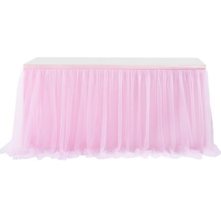 Tulle Table Skirt for Rectangle or Round Tables Tutu Table Skirt White Ruffle Table Cloth for Wedding Bridal Shower Baptism Birthday Party Christening Banquet Table Decorations
Tulle Table Skirt for Rectangle or Round Tables Tutu Table Skirt White Ruffle Table Cloth for Wedding Bridal Shower Baptism Birthday Party Christening Banquet Table Decorations