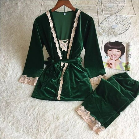 DanceeMangoo Autumn Winter Warm Pajamas Set Women Sleep Set Deep Gold Velvet Sexy Pijama for Women Pajama Sets Long Pant Set Robe Women
DanceeMangoo Autumn Winter Warm Pajamas Set Women Sleep Set Deep Gold Velvet Sexy Pijama for Women Pajama Sets Long Pant Set Robe Women