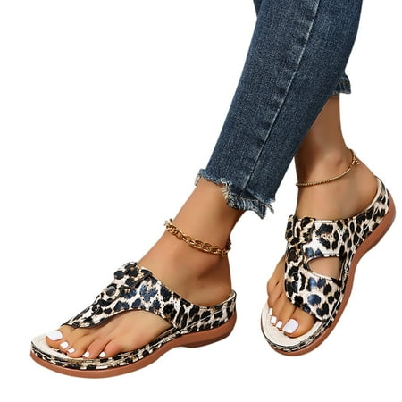 Cathalem Women Summer Roman Comfy Sandals Flat Bottomed Slip On Clip Toe Flip Flops Sandals With Womens Sandals Size 8 1/2 Wide Brown 7
Cathalem Women Summer Roman Comfy Sandals Flat Bottomed Slip On Clip Toe Flip Flops Sandals With Womens Sandals Size 8 1/2 Wide Brown 7
