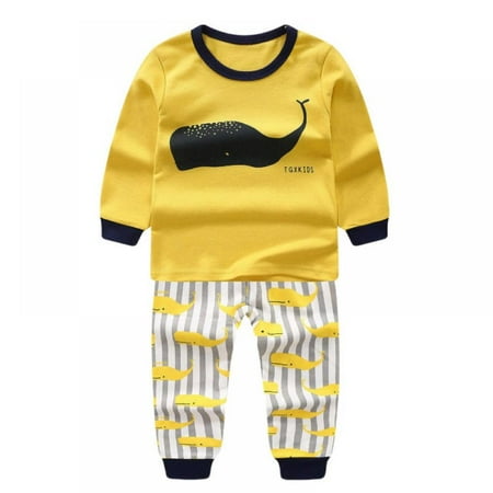 Kids Toddler Boys Girls Print Shoulder Button Long-sleeved Clothing+Pant Underwear/pajamas Two-piece Suit
Kids Toddler Boys Girls Print Shoulder Button Long-sleeved Clothing+Pant Underwear/pajamas Two-piece Suit