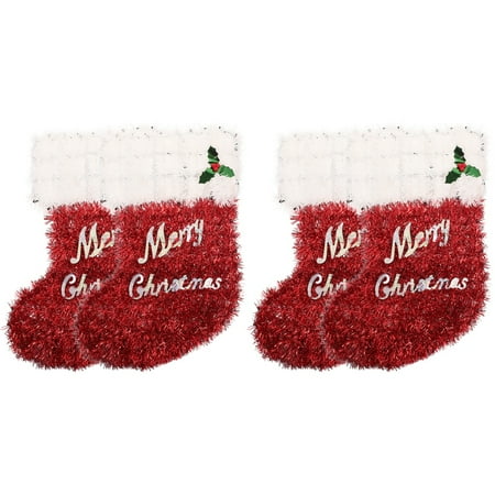 TOYMYTOY 4 pcs Fringed Christmas Xmas Socks Decorative Pendants Shopwindow Hanging Ornaments Home Decor
TOYMYTOY 4 pcs Fringed Christmas Xmas Socks Decorative Pendants Shopwindow Hanging Ornaments Home Decor