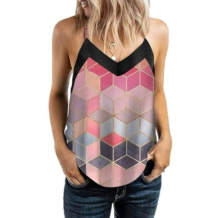 Juebong Underwear for Women Clearance Under $10.00 Fashion Women Sexy Diamond Printing Vest Sleeveless V-Neck Sling Tops Pink L
Juebong Underwear for Women Clearance Under $10.00 Fashion Women Sexy Diamond Printing Vest Sleeveless V-Neck Sling Tops Pink L