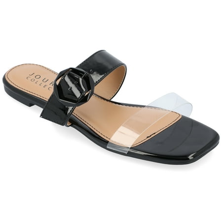 Journee Collection Womens Jeysha Tru Comfort Foam Slip On Slide Flat Sandals
Journee Collection Womens Jeysha Tru Comfort Foam Slip On Slide Flat Sandals