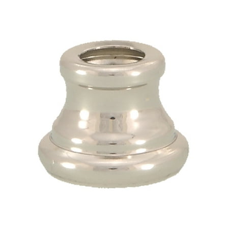 B&P Lamp® Small Brass Neck W/Nickel Finish 11/16 Ht.