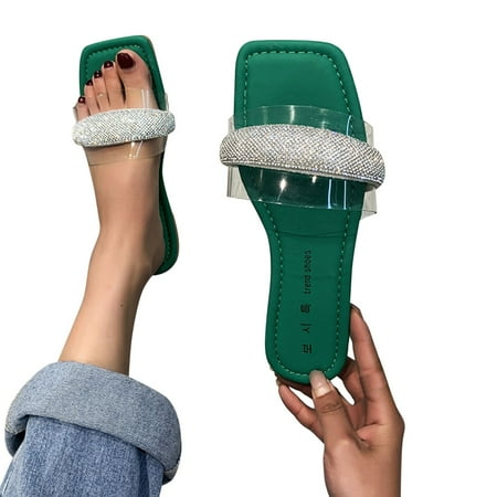 NECHOLOGY Slippers for Women Hard Sole Fashion Womens Breathable Lace Up Shoes Flats Casual Sandals Slippers Women Fuzzy Green 8.5
NECHOLOGY Slippers for Women Hard Sole Fashion Womens Breathable Lace Up Shoes Flats Casual Sandals Slippers Women Fuzzy Green 8.5
