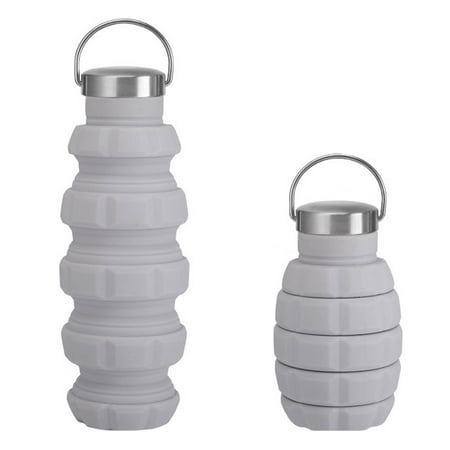 AIEOTT Silicone Collapsible Water Bottles 500ml Portable Foldable Expandable Water Bottle Sports Cups Leak Proof And Reusable For Outdoor Activities Travel 
AIEOTT Silicone Collapsible Water Bottles 500ml Portable Foldable Expandable Water Bottle Sports Cups Leak Proof And Reusable For Outdoor Activities Travel