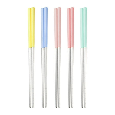 5 Pairs of Stainless Steel Chopsticks Household Chopsticks Canteen Chopsticks Kitchen Tableware
5 Pairs of Stainless Steel Chopsticks Household Chopsticks Canteen Chopsticks Kitchen Tableware
