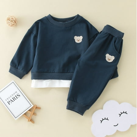 Hunpta Kids Bear Tracksuit Embroidery Girls Wear Sports Baby Boys Toddler 2PCS Set Sweatshirt+Pants Outfits Clothes Children Boys Outfits&Set
Hunpta Kids Bear Tracksuit Embroidery Girls Wear Sports Baby Boys Toddler 2PCS Set Sweatshirt+Pants Outfits Clothes Children Boys Outfits&Set