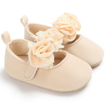 LWXQWDS Baby Girl Crib Shoes Pram Soft Sole Prewalker Anti-slip Sneakers