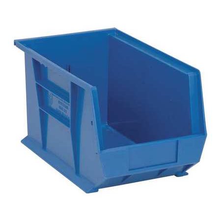 Blue Hang and Stack Bin, 13-5/8L x 8-1/4W x 8H QUANTUM STORAGE SYSTEMS