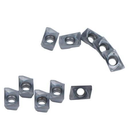 Domqga Milling Inserts 10PCS Milling Inserts Portable Fast Cutting Speed CNC Square Shoulder Turning Inserts For Carbon Steel Carbide Milling Inserts
Domqga Milling Inserts 10PCS Milling Inserts Portable Fast Cutting Speed CNC Square Shoulder Turning Inserts For Carbon Steel Carbide Milling Inserts