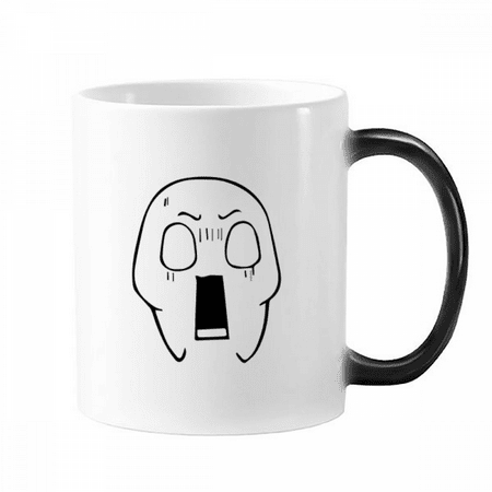 Big Mouth Shock Black Happy Pattern Changing Color Mug Morphing Heat Sensitive Cup With Handles 350 ml
Big Mouth Shock Black Happy Pattern Changing Color Mug Morphing Heat Sensitive Cup With Handles 350 ml