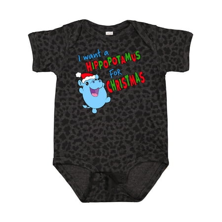 Inktastic I Want a Hippopotamus for Christmas Cute Stuffed Hippo Gift Baby Boy or Baby Girl Bodysuit 
Inktastic I Want a Hippopotamus for Christmas Cute Stuffed Hippo Gift Baby Boy or Baby Girl Bodysuit