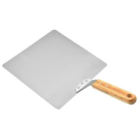 Stainless Steel Square Shape Wood Handle Pizza Shovel Pizza Spatula for Home