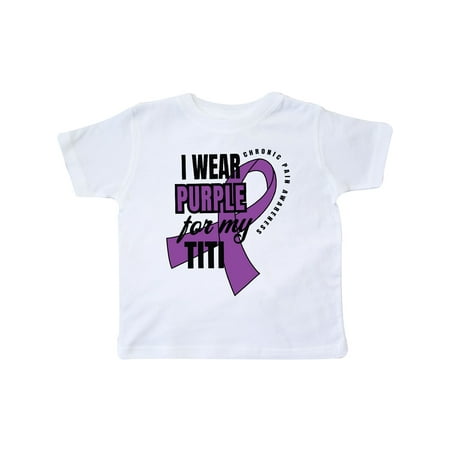 Inktastic Chronic Pain I Wear Purple For My Titi Gift Toddler Boy or Toddler Girl T-Shirt
Inktastic Chronic Pain I Wear Purple For My Titi Gift Toddler Boy or Toddler Girl T-Shirt