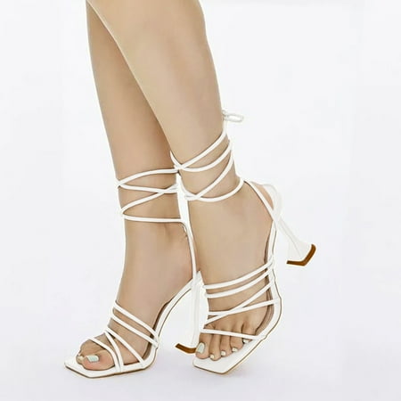 Alueeu Women s sandals Women s Fashion Solid Color Leather Wineglass Heel Strap High Heel Sandals
Alueeu Women s sandals Women s Fashion Solid Color Leather Wineglass Heel Strap High Heel Sandals