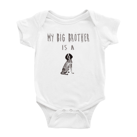My Big Brother Is A Bluetick Coonhound Dog Baby Clothes Bodysuit Infant Boy Girl Unisex
My Big Brother Is A Bluetick Coonhound Dog Baby Clothes Bodysuit Infant Boy Girl Unisex