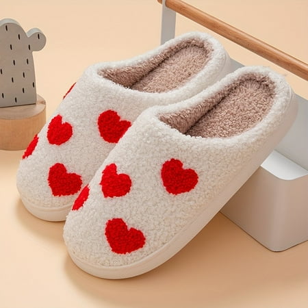KCKTHDN Warm Heart House Slippers For Women Men Indoor And Outdoor Cute Fuzzy Slippers Warm Plush Bedroom Shoes Winter Gifts For Women
KCKTHDN Warm Heart House Slippers For Women Men Indoor And Outdoor Cute Fuzzy Slippers Warm Plush Bedroom Shoes Winter Gifts For Women
